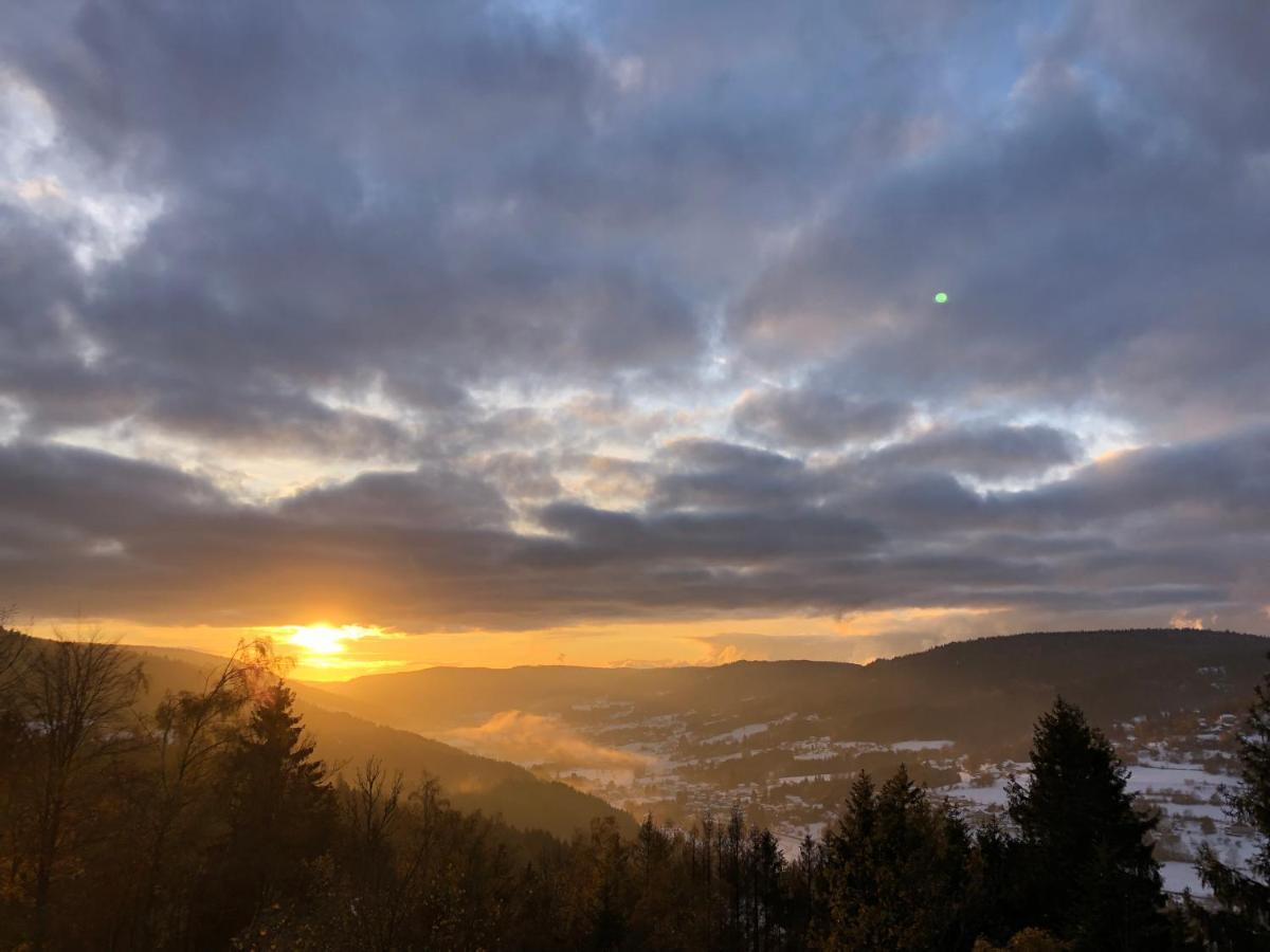 Le Gite Cozy De Bouvacote Avec Vue Panoramique Et Sauna Le Tholy Buitenkant foto