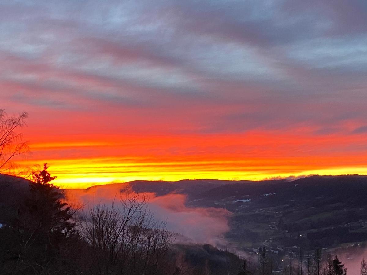 Le Gite Cozy De Bouvacote Avec Vue Panoramique Et Sauna Le Tholy Buitenkant foto