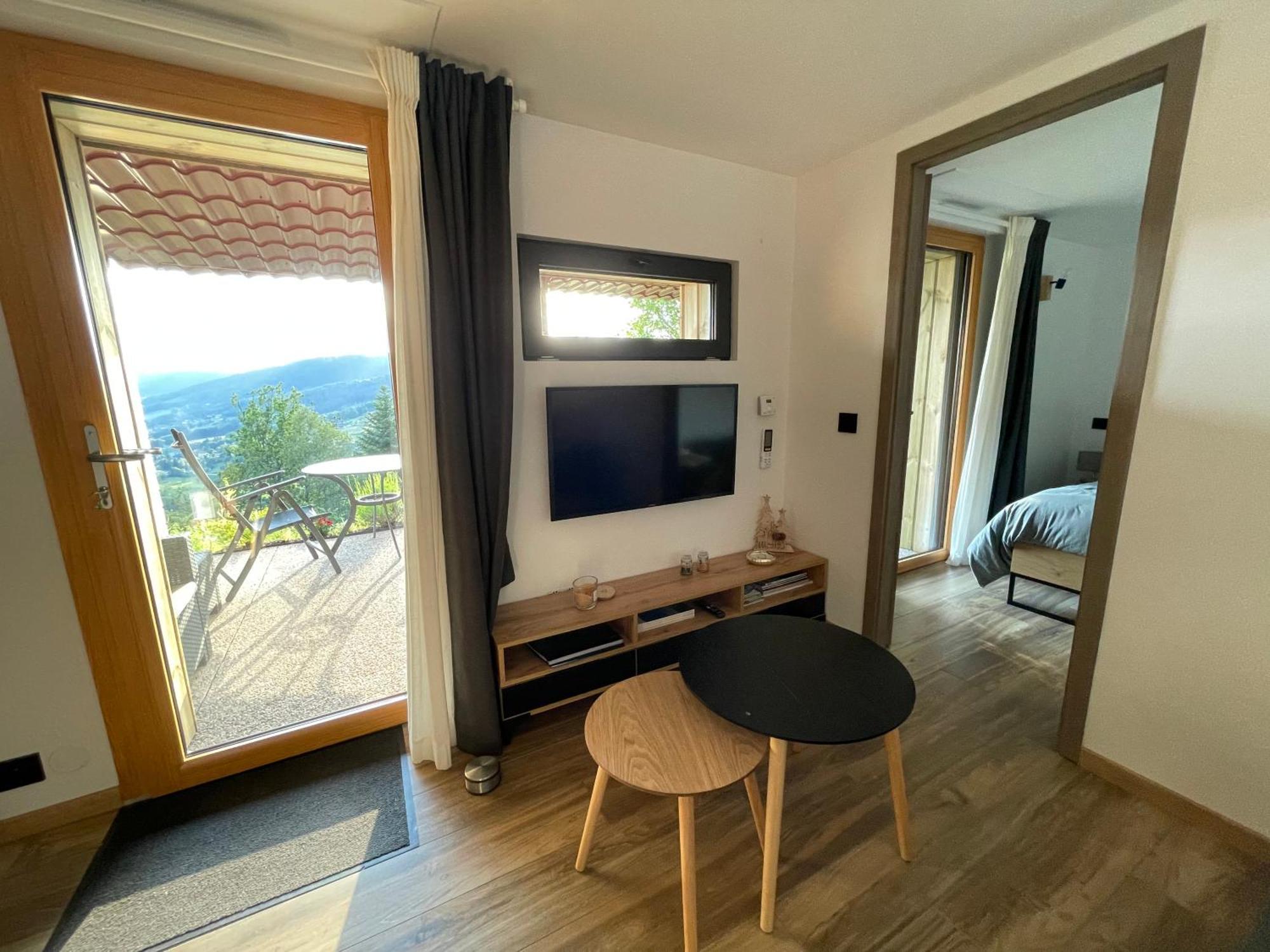 Le Gite Cozy De Bouvacote Avec Vue Panoramique Et Sauna Le Tholy Buitenkant foto