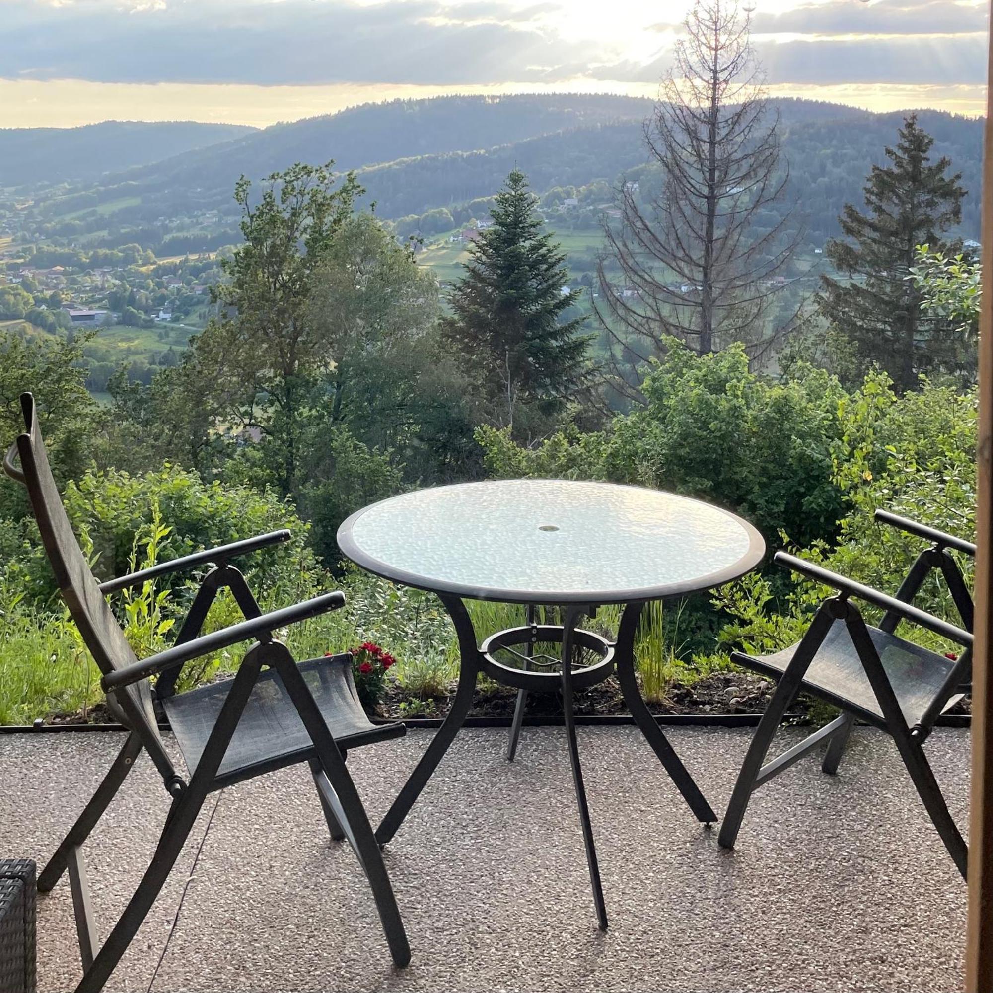 Le Gite Cozy De Bouvacote Avec Vue Panoramique Et Sauna Le Tholy Buitenkant foto